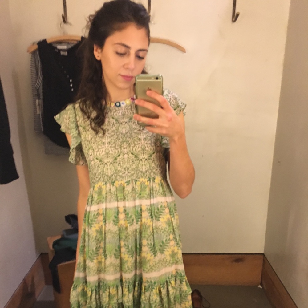 ANTHROPOLOGIE - VARUN BAHL - Lanai Beaded Dress 4P